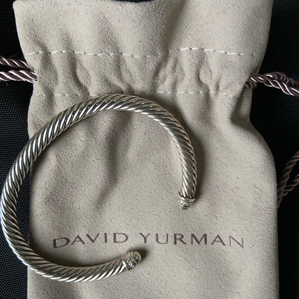 David Yurman 🤍 Cable Classics Bracelet with Diamonds
